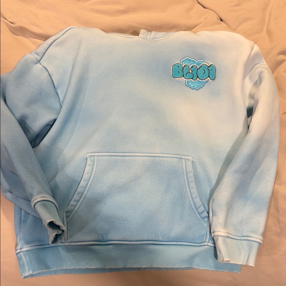 Blue baseball lifestyle 101 cotton candy Hoodie